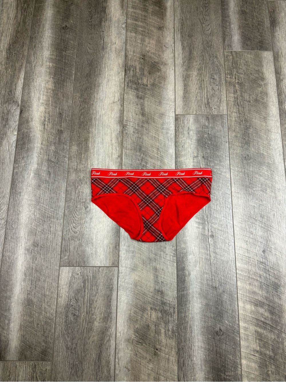 VS Red Plaid Hiphugger‎ Underwear